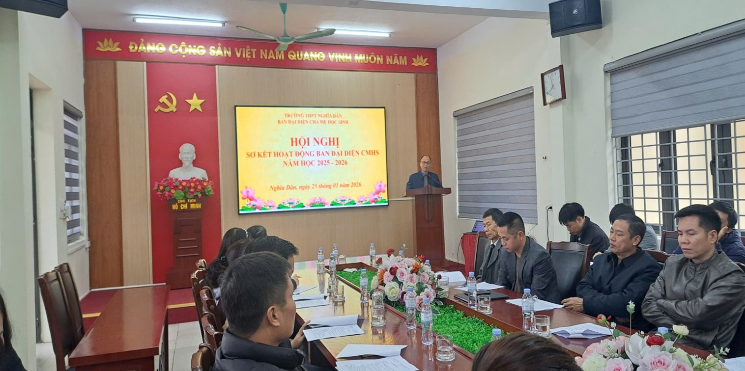 <a href='https://c3nghiadan.hungyen.edu.vn/tin-tuc/truong-thpt-nghia-dan-to-chuc-hoi-nghi-so-ket-hoat-dong-ban-dai-dien-cha-me-hoc-sinh-va-hop-phu-huynh-toan-truong-hoc-ky-i-nam-hoc-2025-2026.html'>TRƯỜNG THPT NGHĨA DÂN TỔ CHỨC HỘI NGHỊ SƠ KẾT HOẠT ĐỘNG BAN ĐẠI DIỆN CHA MẸ HỌC SINH VÀ HỌP PHỤ HUYNH TOÀN TRƯỜNG HỌC KỲ I, NĂM HỌC 2025-2026</a>