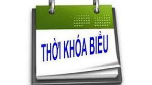 Thời khóa biểu toàn trường số 4. Thực hiện từ 01/12/2025